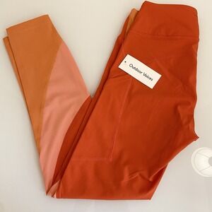 Outdoor Voices Women's Sunstone/Paprika Peach‎ Zoom 7/8 Leggings Size Small NEW